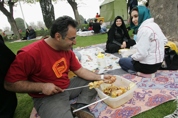 Iranian new year: Picnic