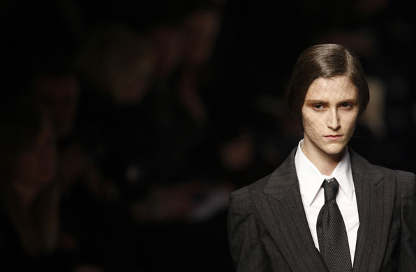 MFW: weekend roundup: A model wears Antonio Marras