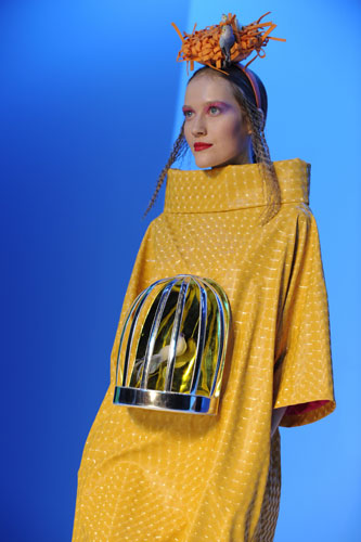 MFW: Tuesday: A model wears Agatha Ruiz de la Prada