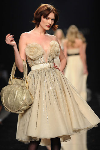 MFW: Tuesday: A model wears Zuhair Murad