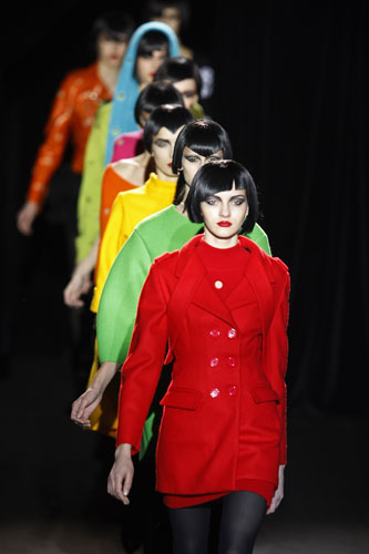 Paris FW Weekend: Models wear Jeremy Scott