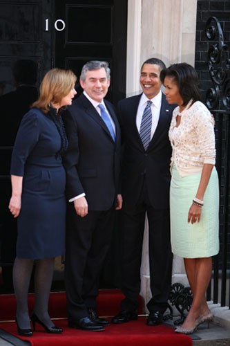 Michelle Obama: The Obamas and the Browns