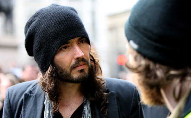 Michelle Obama: Russell Brand at the G20 protests