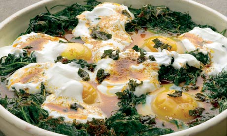 Yotam Ottolenghi's recipe for baked eggs