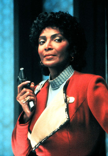 Star Trek fashion: Nichelle Nichols as Lt Uhara in Star Trek