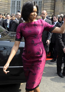 Michelle Obama in Strasbourg