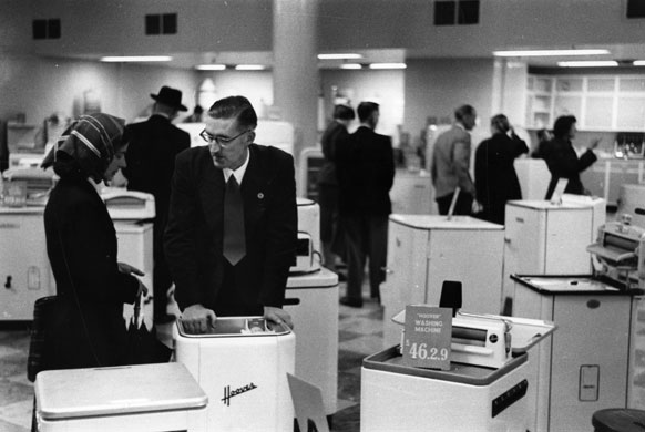 100 years of Selfridge's: The Selfridges household goods department in 1955
