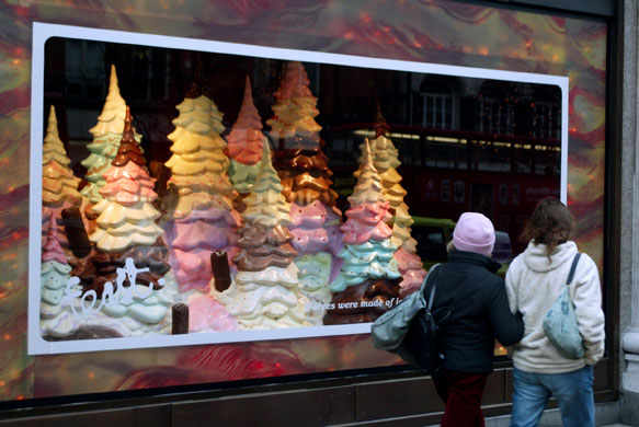 100 years of Selfridge's: Selfridges Christmas windows 2003