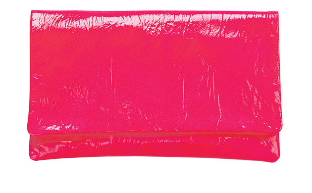 The briefing: Graham and Spencer pink leather clutch