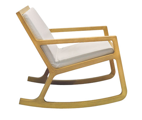 Rocking chairs: Rocker with solid oak frame