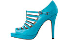 Fashion wishlist open toe blule heel