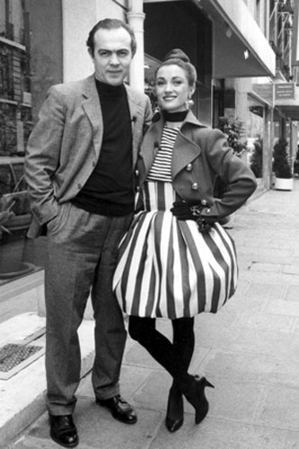 Christian Lacroix: Christian Lacroix and Jane Seymour 1980s