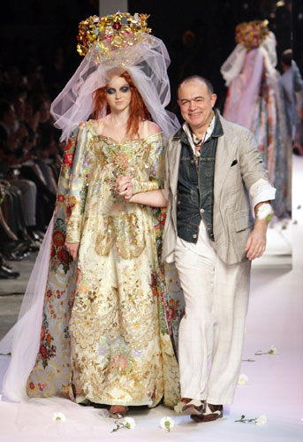 Christian Lacroix: Christian Lacroix with Lily Cole
