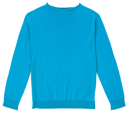 Kids' stuff: Aquamarine sweater