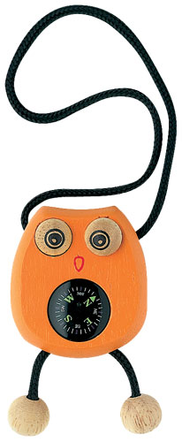 Kids' stuff: Owl compass with neck cord