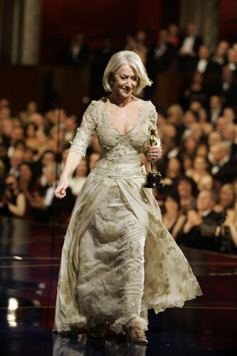 Christian Lacroix: Helen Mirren wearing Christian Lacroix