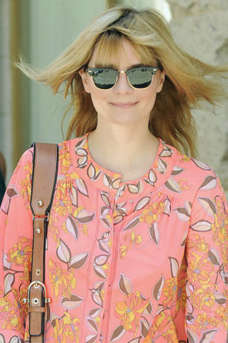 Sunglasses: Mischa Barton wears the Ray-Ban Clubmasters in June 2008