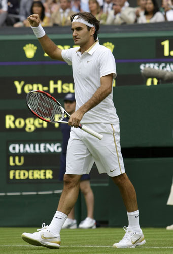 Wimbledon fashion: Roger Federer at Wimbledon 2009