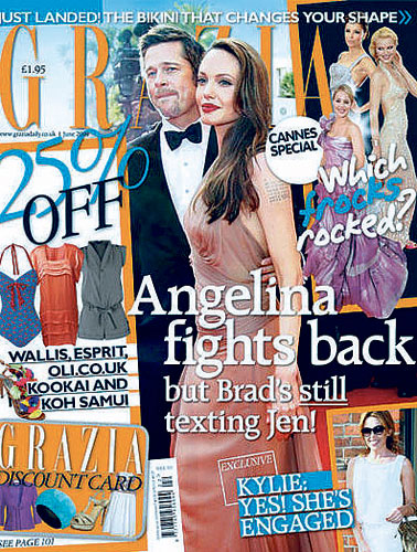 Jen-Brad-Angelina: Grazia