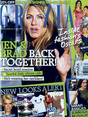 Jen-Brad-Angelina: Grazia