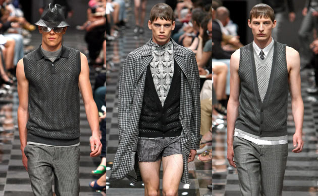 Menswear trends: Grey from Prada