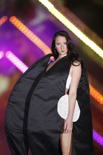 Fashion round-up: A model presents a creation by Maltese fashion designer Hili