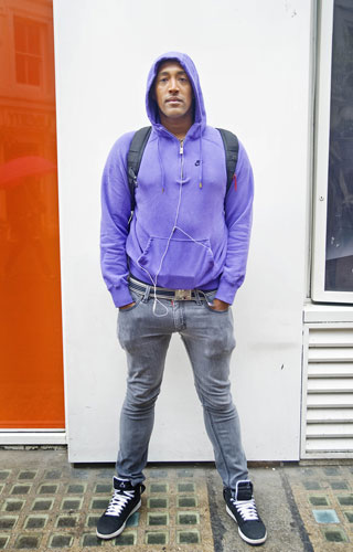 Colourful blokes: Kemi Benjamin