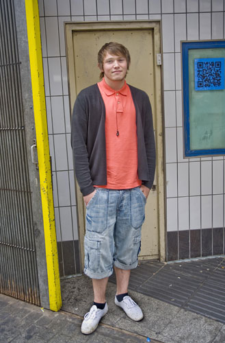 Colourful blokes: Vincent Mann