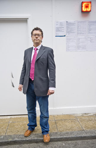 Colourful blokes: Simon Soul