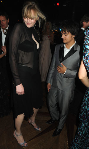 Celebrity: Sophie Dahl and Jamie Cullum at the afterparty for a fundraising dinner