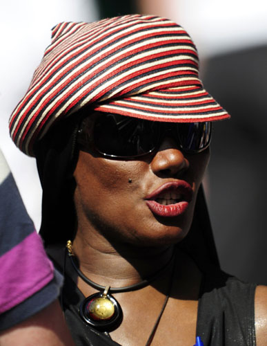 Wimbledon fashion: Grace Jones