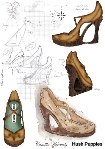 Hush Puppies: Camilla Kennedy's design for Hush Puppies