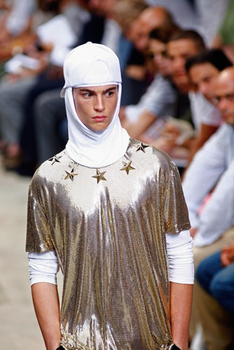 Menswear gallery: A model wears Givenchy