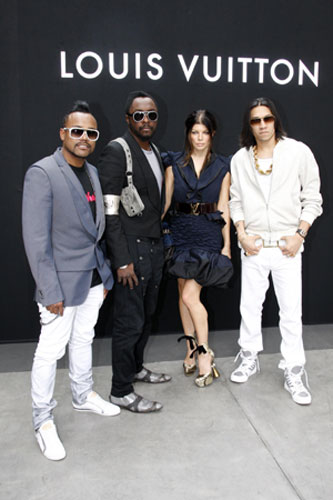 Menswear gallery: The Black Eyed Peas at Louis Vuitton