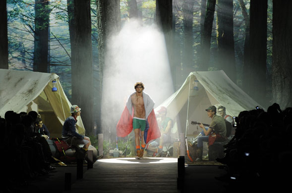 Menswear gallery: A model wears Dsquared2