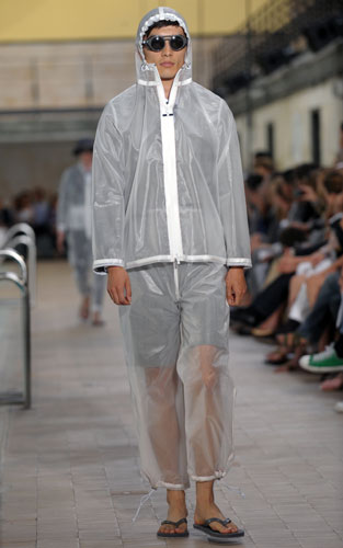 Menswear gallery: A model wears Moncler
