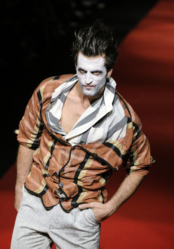 Menswear gallery: A model wears Vivienne Westwood