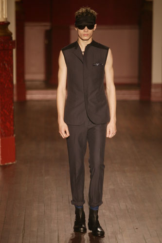 Fashion briefing: A model wears Lanvin