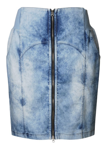 Beth Ditto for Evans: Denim skirt