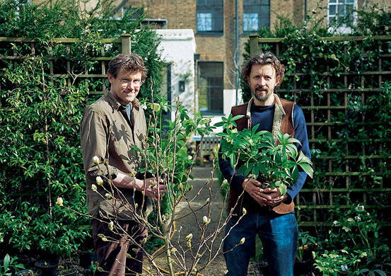 Nigel Slater's garden: Nigel and Dan