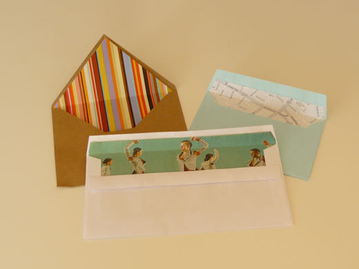 A range of envelope liners