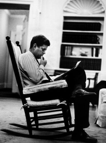 Celebrity souvenirs: Jack Kennedy’s rocking armchair