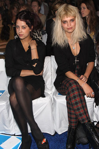 New York Fashion Week: Peaches and Pixie Geldof at the Lacoste show