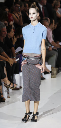 Marc Jacobs gallery: A model wears Marc Jacobs Spring 2010 collection 