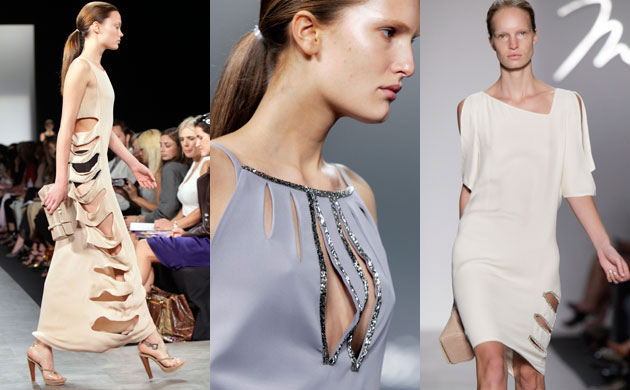 Tuesday NY fashion week: Models wear Max Azria