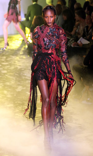 Rodarte show: Rodarte show Spring 2010 collection runway shot