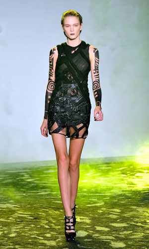 Rodarte show: Rodarte Spring 2010 runway shot