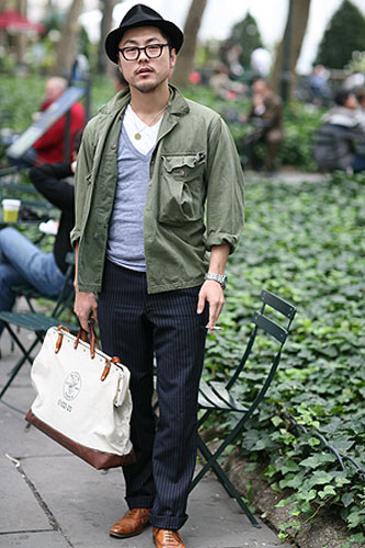 Street style in New York: Takesh Suzuki