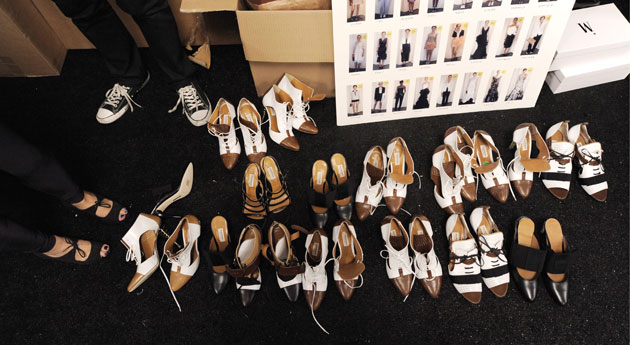 New York fashion week: Shoes at Isaac Mizrahi