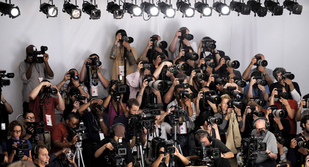 New York fashion week: Photographers at Nanette Lepore